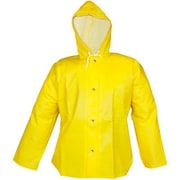 TINGLEY RUBBER Tingley® J31107 Webdri® Storm Fly Front Hooded Jacket, Yellow, 3XL J31107.3X